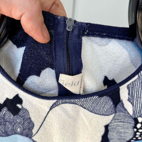 Vintage 70s Zio Luigi for Fairfield Blouse M | Psychedelic Floral Print Top - Picture 4 of 9